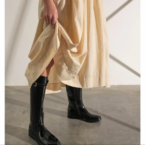 FP Movement by Free People Shoes - Free People Riding High Boots, Jeffrey Campbell | Black Patent Leather | 7 | New